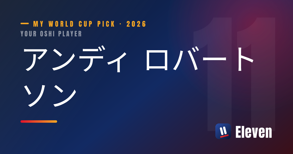 アンディ ロバートソンを推し選手としてシェアするカード