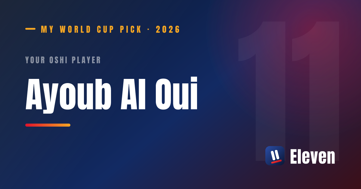 アユブ・アル・ウイを推し選手としてシェアするカード