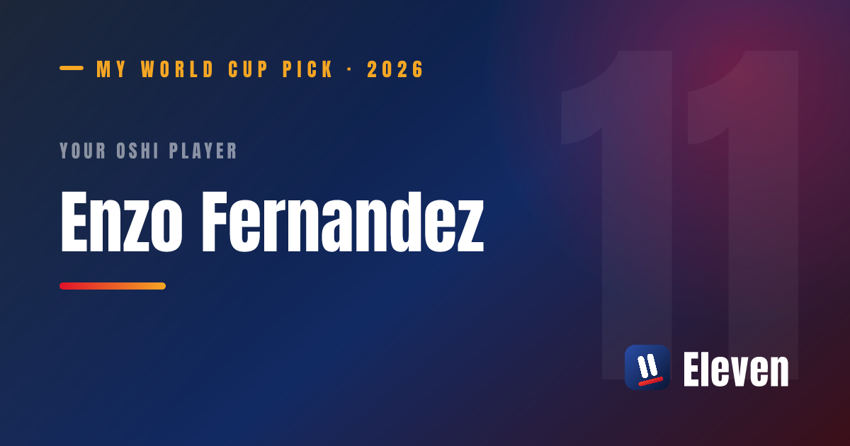 エンソ・フェルナンデスを推し選手としてシェアするカード