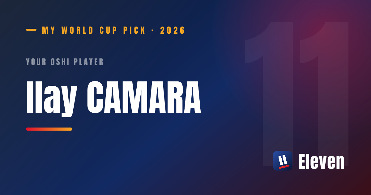 イライ・カマラを推し選手としてシェアするカード