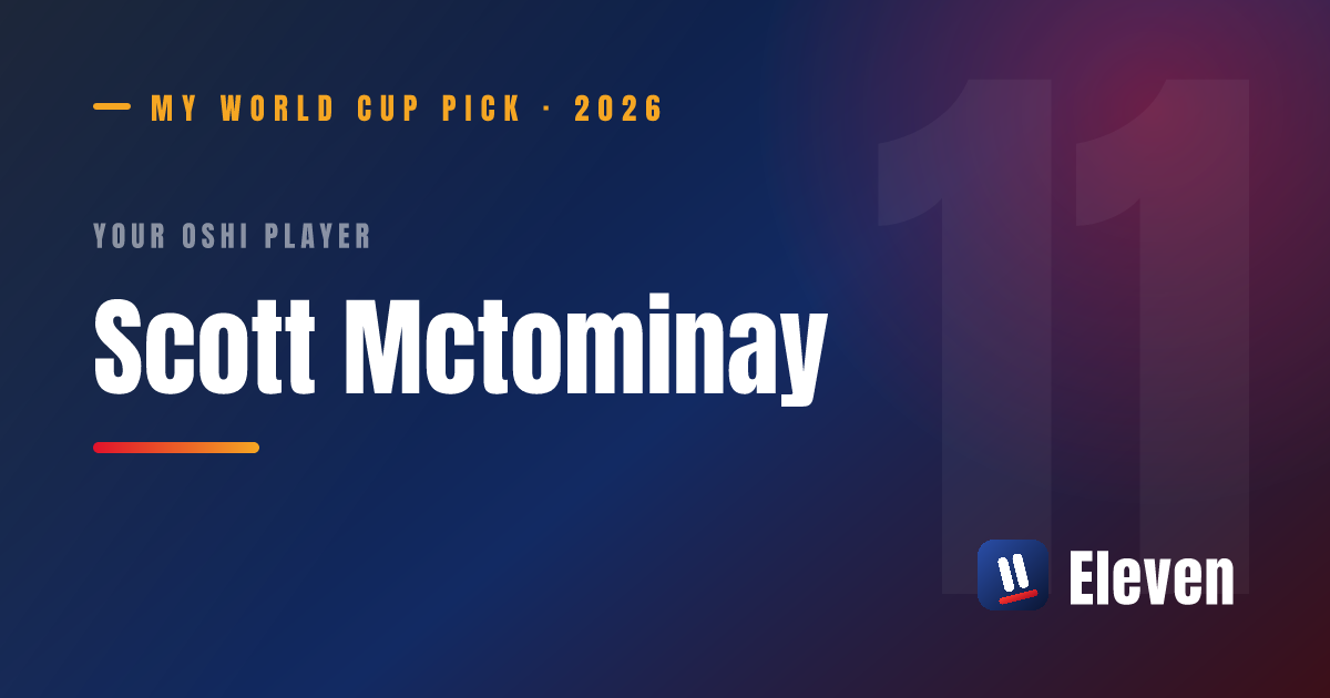 スコット・マクトミネイを推し選手としてシェアするカード