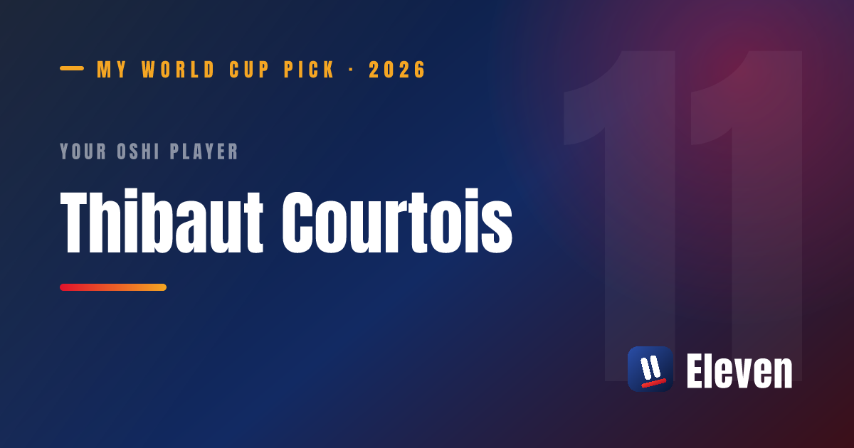 ティボー・クルトワを推し選手としてシェアするカード